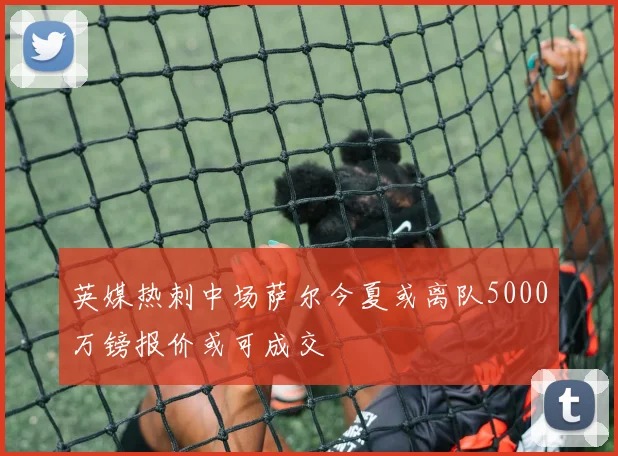 英媒热刺中场萨尔今夏或离队5000万镑报价或可成交